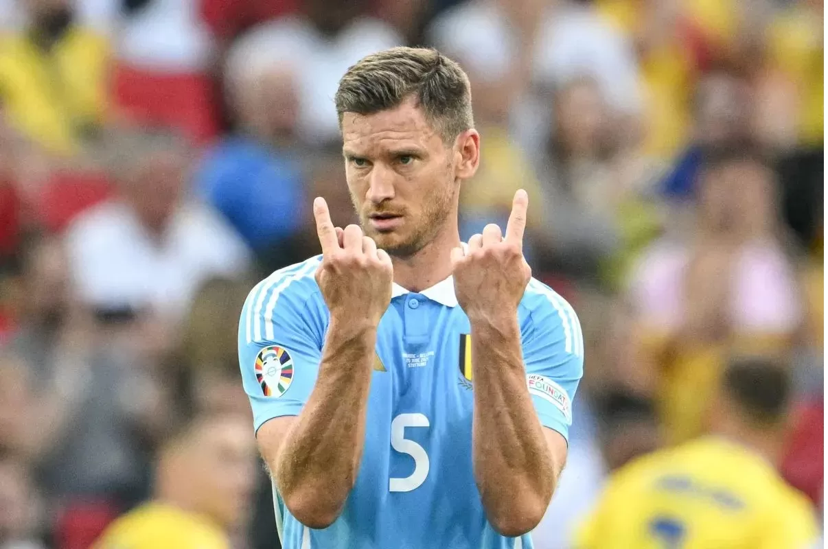 Jan Vertonghen. ANTARA/AFP/Thomas Kenzle. 