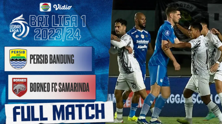 Pertandingan Persib vs Borneo FC